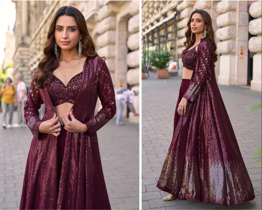 Party wear outfit - Mulberry