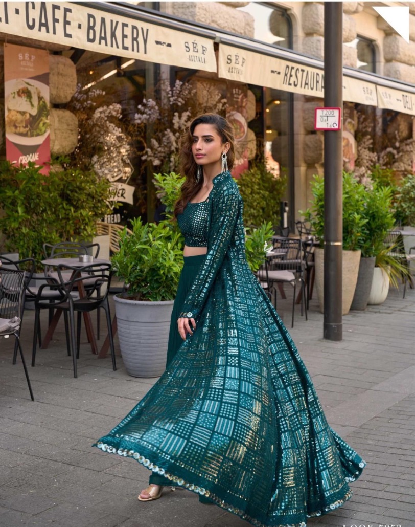 Party wear outfit - Teal